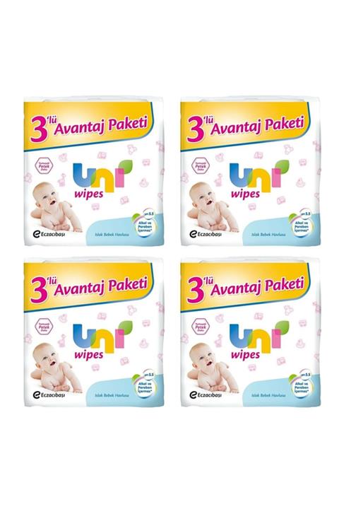 Uni Wipes Islak Havlu 56 X 12 Adet 672 Yaprak