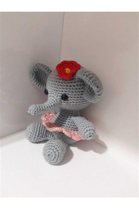pamuktan oyuncağa Çiçekli Fil