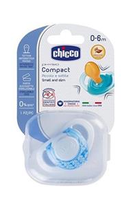 Chicco Physio Compact Kauçuk Tekli Emzik 0-6 Ay Erkek