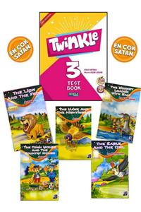 Schola Publishing Yayınları 3.sınıf Twinkle Test Book+öğrencilerimizin Zevkle Okuyacağı Ingilizce Hikaye Seti