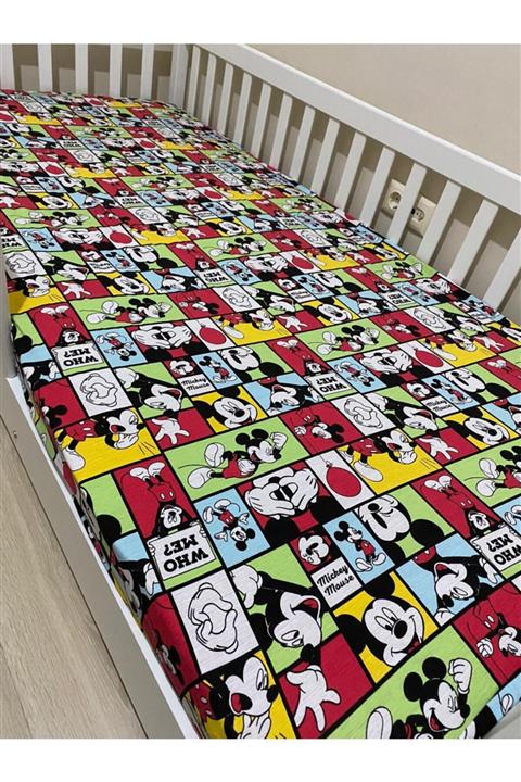 Marisa Store Mickey Mouse Tek Kişilik Çocuk Çarşafı