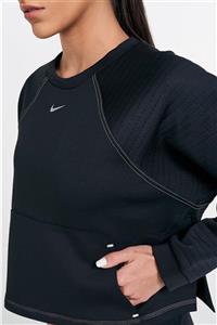 Nike Pro Fleece Loose Fit Geniş Kalıp Siyah Kadın Swaetshirt