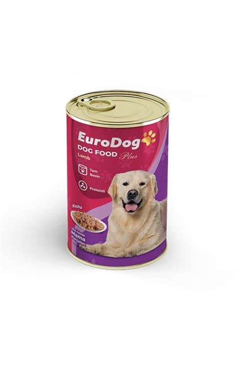 EuroGold Eurodog Köpek Konservesi Kuzu Etli 415gr 24 Adet