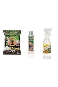 Emek Dekoratif 1 Adet 3 Lt Abant Toprak + 225 Ml Bitki Besini + 250 Ml Yaprak Temizleyici