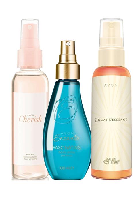 AVON Cherish Incandessence Ve Encanto Fascinating Vücut Spreyi Paketi