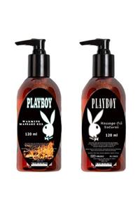 Playboy Massage Oil Warming And Natural 120 Ml Isıtıcılı Ve Kokusuz Vücut Masaj Yağı