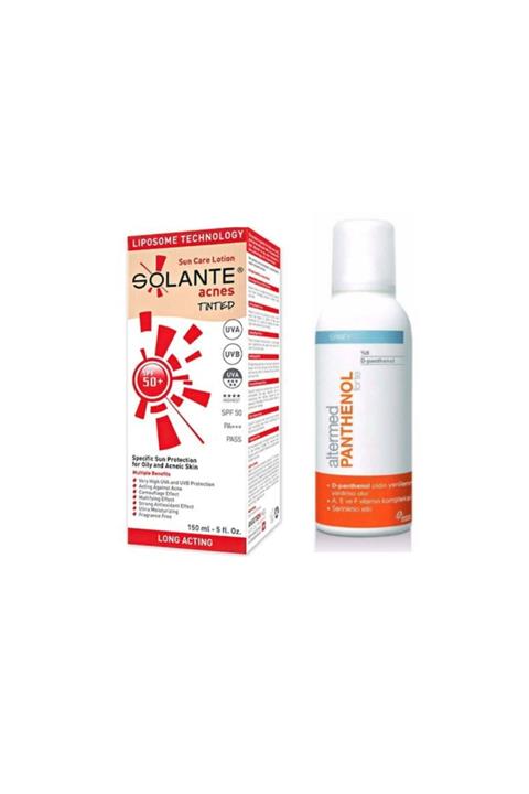 Altermed Nemlendirici Sprey 150 Ml + Akneli Ciltler Için Yağsız Renkli Güneş Koruyucu Losyon Spf50+ 150ml