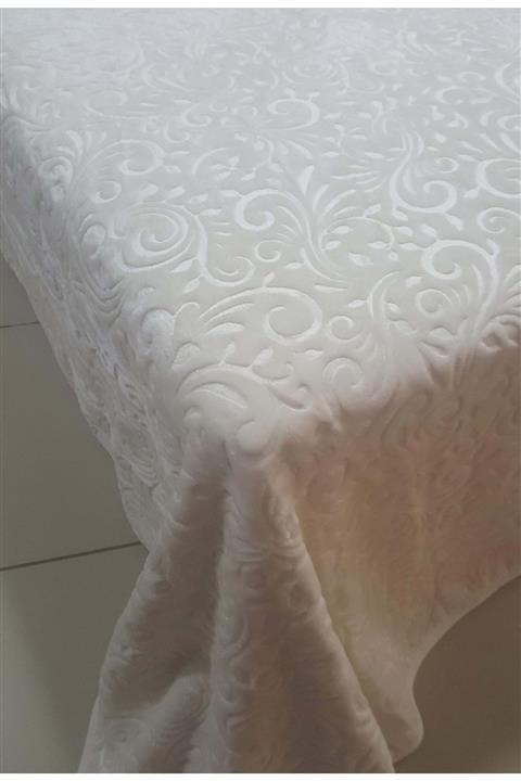 Romans Battaniye Sense Krem Çift Kişilik 220x240 cm
