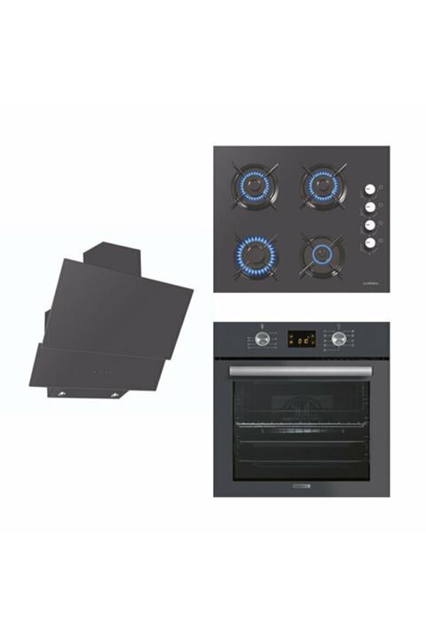 Luxell Ddt Antrasit Turbo Dijital Set (da6-835-40tahdf-b66sf3ddt)