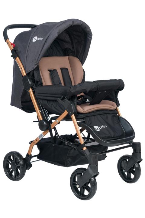 4 Baby Ab-360 Olympus Gold Çift Yönlü Bebek Arabası Antrasit