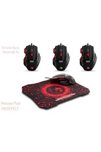 Everest Sgm-x7 Usb Siyah Gaming Mouse Pad Ve Oyuncu Mouse