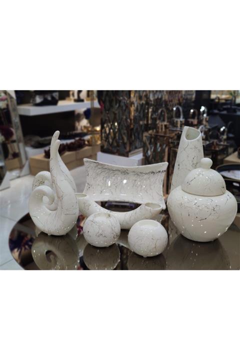 Nar Seramik 8 Parça Spor Konsol Set