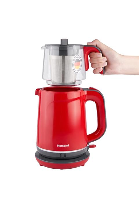 HOMEND Royaltea 1731h Çelik Demlikli Çay Makinesi