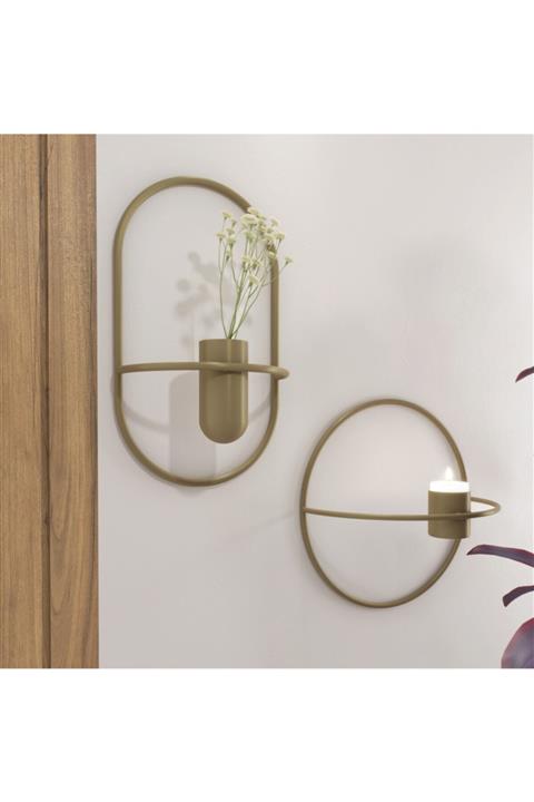 incimetal Paris Ikili Şamdan/mumluk