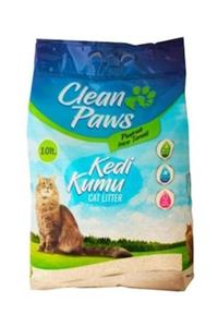 Clean Paws 10litre Pudra Kokulu Ince Taneli Topaklanan Kedi Kumu 10 Lt