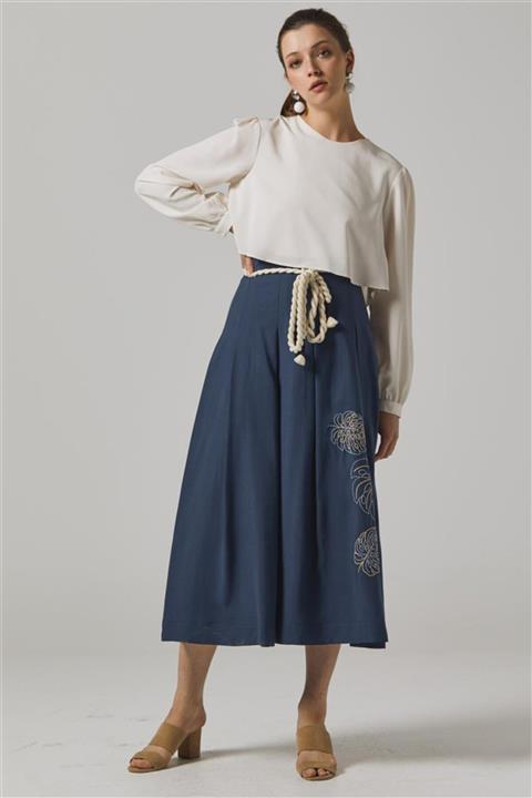 Kayra Lacivert Etek Ka-b20-12039-11