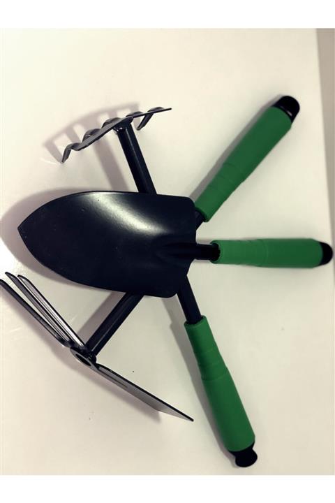 5DM Bahçe Seti - Çapa Tırmık Kazma Set 3 Parça