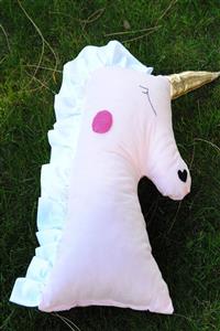 Keep Armor Pembe Bebek Çocuk Odası Unicorn Süs Dekorasyon Yastık