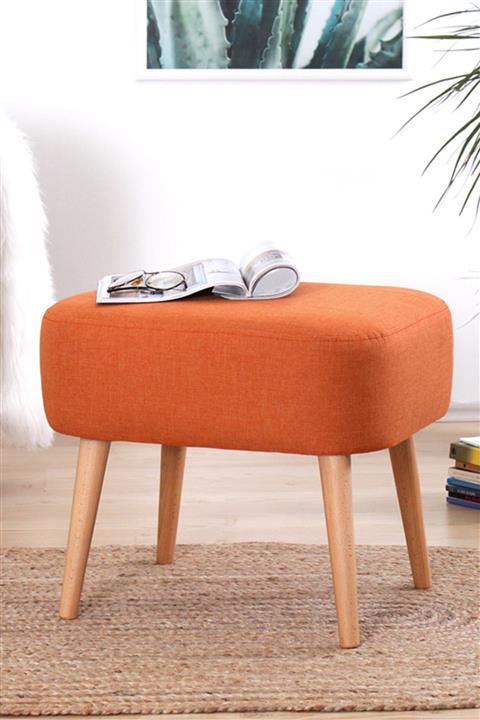 Lorencehome Turuncu Parrot Puf Turuncu Ty2202