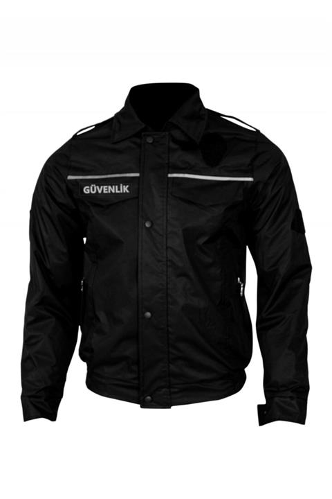 Safari Siyah Güvenlik Dar Kesim Spor Montu