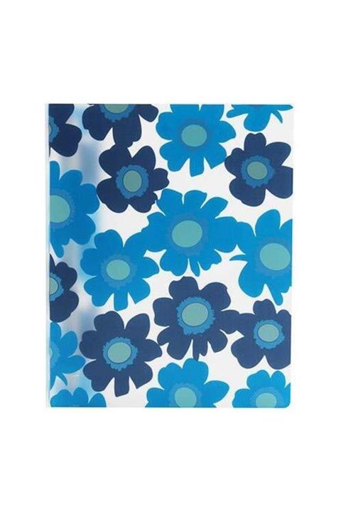 Comix A4 4 Halkalı Çiçekli Klasör Pembe Renk