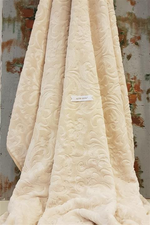 Merinos Steel Home Collection Battaniye Çift Kişilik- 220x240 Cm- Bej