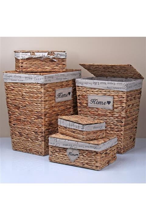 Sever Hasır Büyük Boy Çamaşır Sepeti 18218