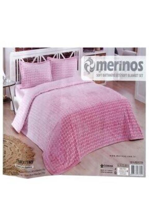 Merinos Love Embos Çift Kişilik Battaniye 220 X 240