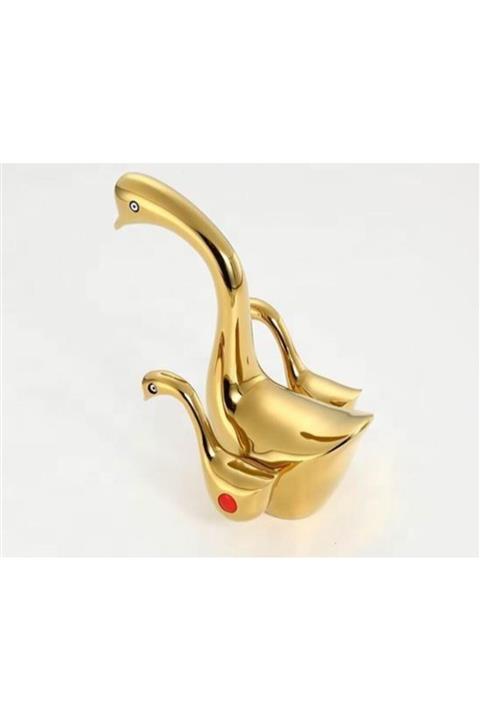 ACAR Ördek Lavabo Bataryası Gold Vayra Serisi