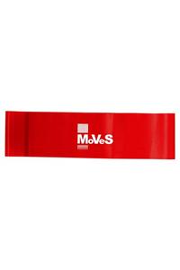Moves Kırmızı Renk 7x5 Cmx 30,5 Cm Loop Kas Bacak Germe Pilates Direnç Lastiği Seviye 2