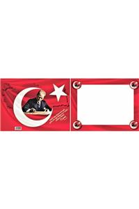 şahane parti Karne Kılıfı Atatürk Türk Bayrağı 20 Adet