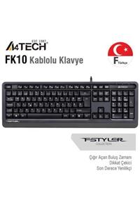 A4 Tech Fk10 F Usb Kablolu Mm Klavye Gri