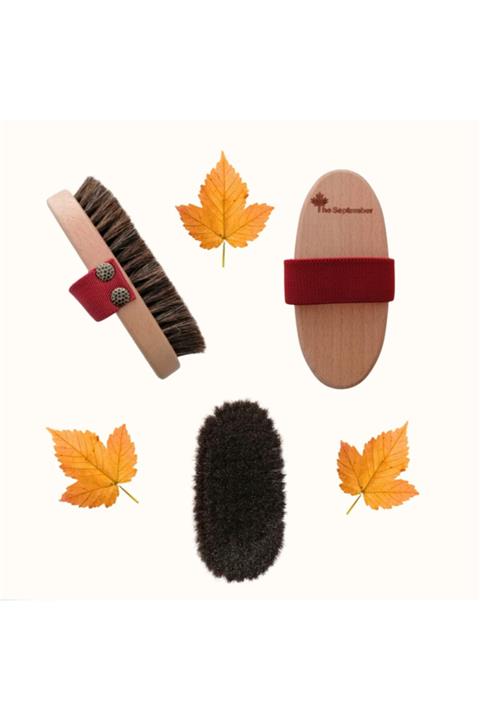 THE SEPTEMBER Doğal At Kılı Selülit Karşıtı Canladırıcı Fırça