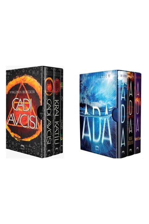 Yabancı Yayınları 2 Ayrı Set Kutulu Orjinal Ciltli 6 Kitap Ada Serisi-cadı Avcısı Serisi- Kral Katili Lynne Matson
