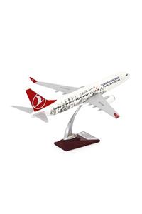 zekupp Boeing 737-800 Thy Lisanslı Model Uçak, Eid Mubarak ( Ramazan Bayramı ) Maket Uçak