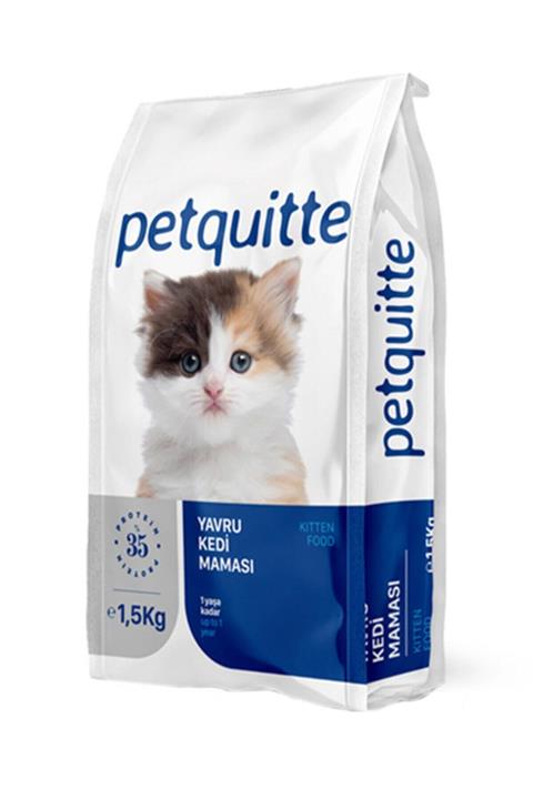 Petquitte Tavuk Etli Yavru Kedi Maması 1,5 kg