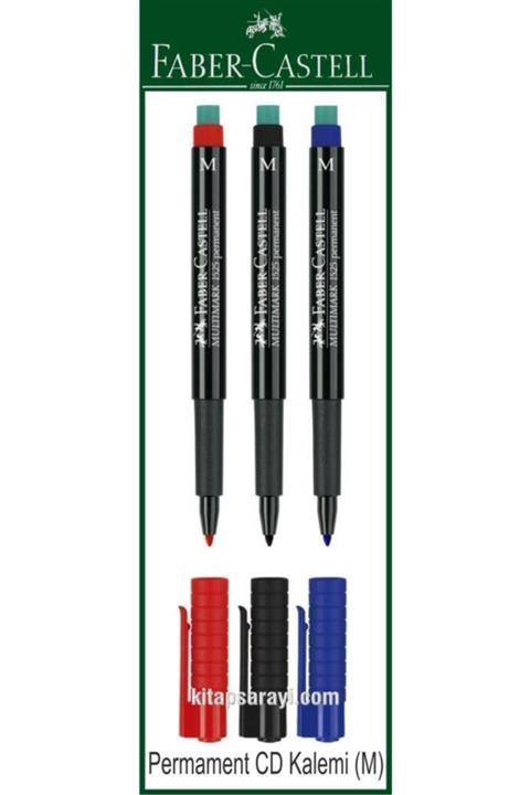 Faber Castell Permament Cd Kalem Seti 3 Renk (m)