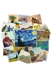 ZipZap Van Gogh Sticker Paketi 20 Adet Sticker