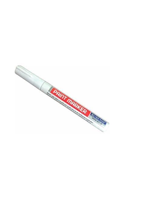 Rubenis Lastik Boyama Kalemi Beyaz 3 Adet