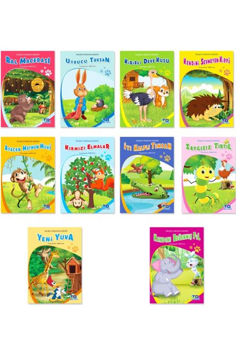 Tandem Yayınları 1. ve 2. Sınıflar İçin Neşeli Orman Maceraları 10 Kitap