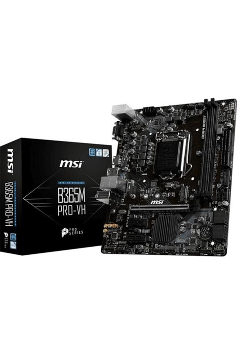 MSI B365m Pro-vh Soket 1151 Ddr4 2666 Vga Hdmı M.2 Usb3.1 Matx Anakart