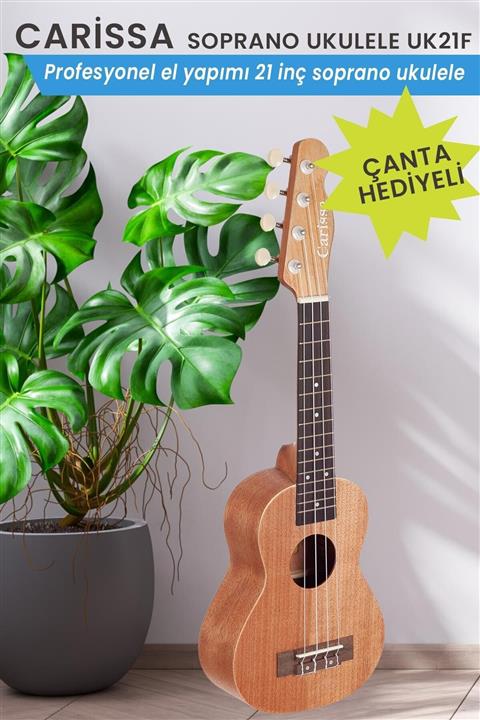Carissa Uk21f Nat Soprano Ukulele 21''(Inch)