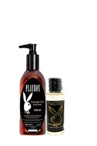 Playboy Aromaterapi Natural Massage Oil 120 ml Vanilya Aromalı Massage Vücut Masaj Yağı 50 ml