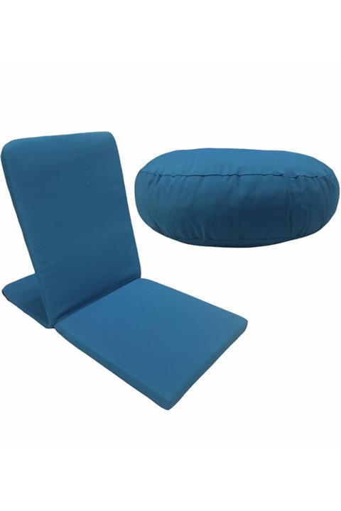 REMEGE Meditasyon Sandalyesi ve Meditasyon Minderi Ikili Set