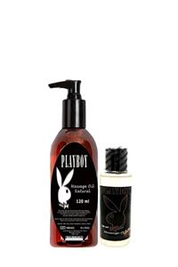 Playboy Aromaterapi Natural Massage Oil 120 Ml + Çikolata Aromalı Massage Vücut Masaj Yağı 50 Ml