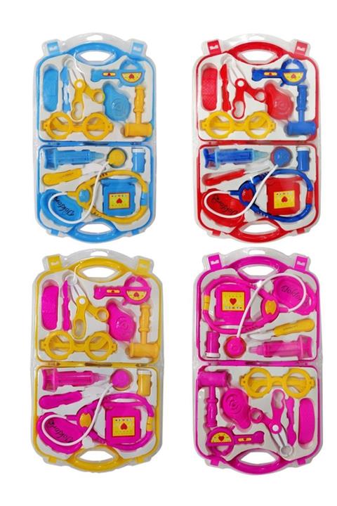 TORUTOYS Çantalı Plastik Renkli Doktor Seti Oyuncak