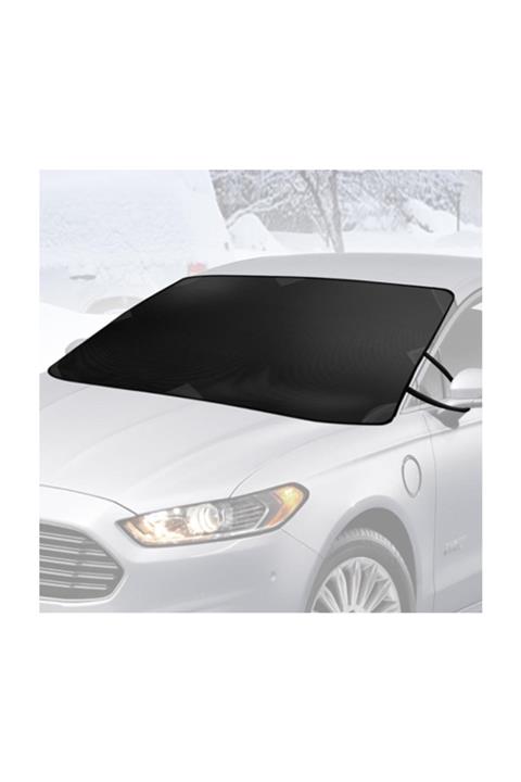 Bundera Since Kar Buz Önleyici Araç Ön Cam Brandası Oto Branda Koruma Örtüsü Güneşlik Perde Gölgelik