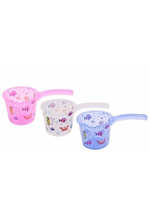 Sevi Bebe Şeffaf Desenli Maşrapa Şeffaf Pembe