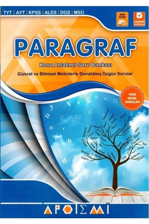 ŞAH Apotemi Paragraf Konu Anlatımlı Soru Bankası