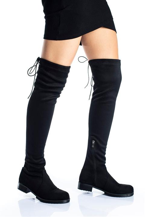 HEJA Siyah Uzun Streç Çizme